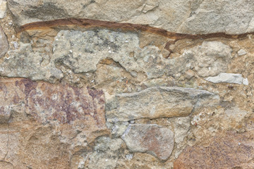 Old stone wall.