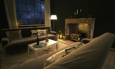 Procurar fotos: 3d fireplace