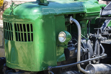 old farm tractor