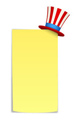 Uncle Sam Hat Banner