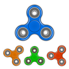 set of 3d vector spinner