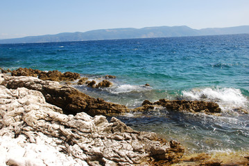 Fototapeta na wymiar Istrien's Küste 