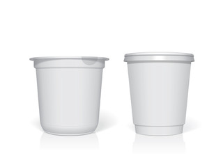 Plastic cup for your design and logo