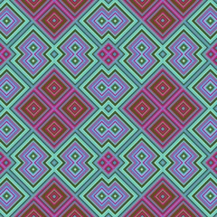Abstract seamless geometric pink pattern