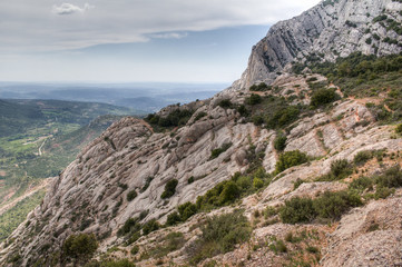 the Sainte-Victoire mountain, near Aix-en-Provence, which inspired the painter Paul Cezanne
