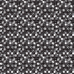 seamless pattern of black and white shiny sequins