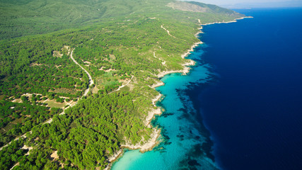 Sea shore under clear sky