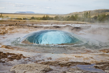 Geyser Strokkur en Islande