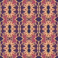 Pattern seamless texture vector background abstract geometric design.Modern fabric graphic textile white line backdrop decoration illustration.Print ornament black decor retro tile repeat element art.