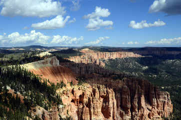 Fototapeta na wymiar Bryce canyon landscape, USA