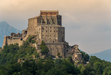 Fototapeta na wymiar Sacra di San Michele, italy