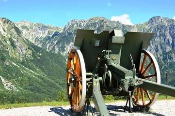 Cannon carriage of the first world war