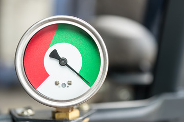 Colorful Pressure Gauge industrial machine