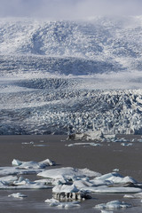 Iceland's largest glacier Vatnajokull.