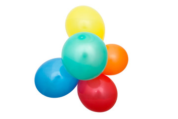Group of colorful balloons