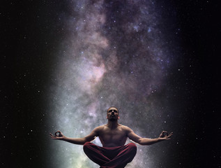 Yoga meditation concept