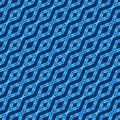 Diagonal zig zag decor blue seamless home textile or clothing, scrapbooking design