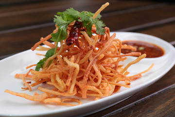 Fried Crab Sticks with Sweet Chili Sauce © Davich