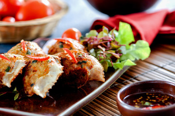 Thai dish made of crab whose