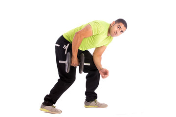 muscular athlete man