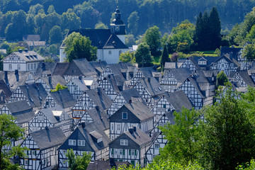 Fachwerkhäuser in Freudenberg im Siegerland