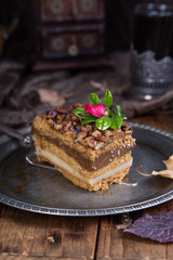 Traditional honey cake
