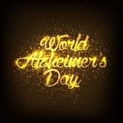 World Alzheimer's Day.