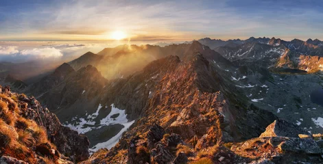 Rolgordijnen Mountain landscape at summer in Slovakia Tatras © TTstudio