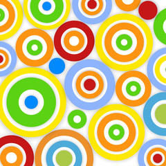 Colorful Circles Background