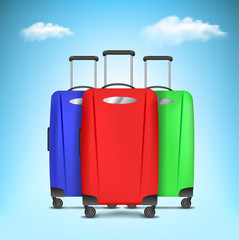 travel bag. Vector illustration