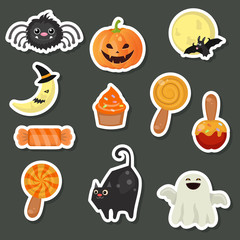 Halloween symbols collection
