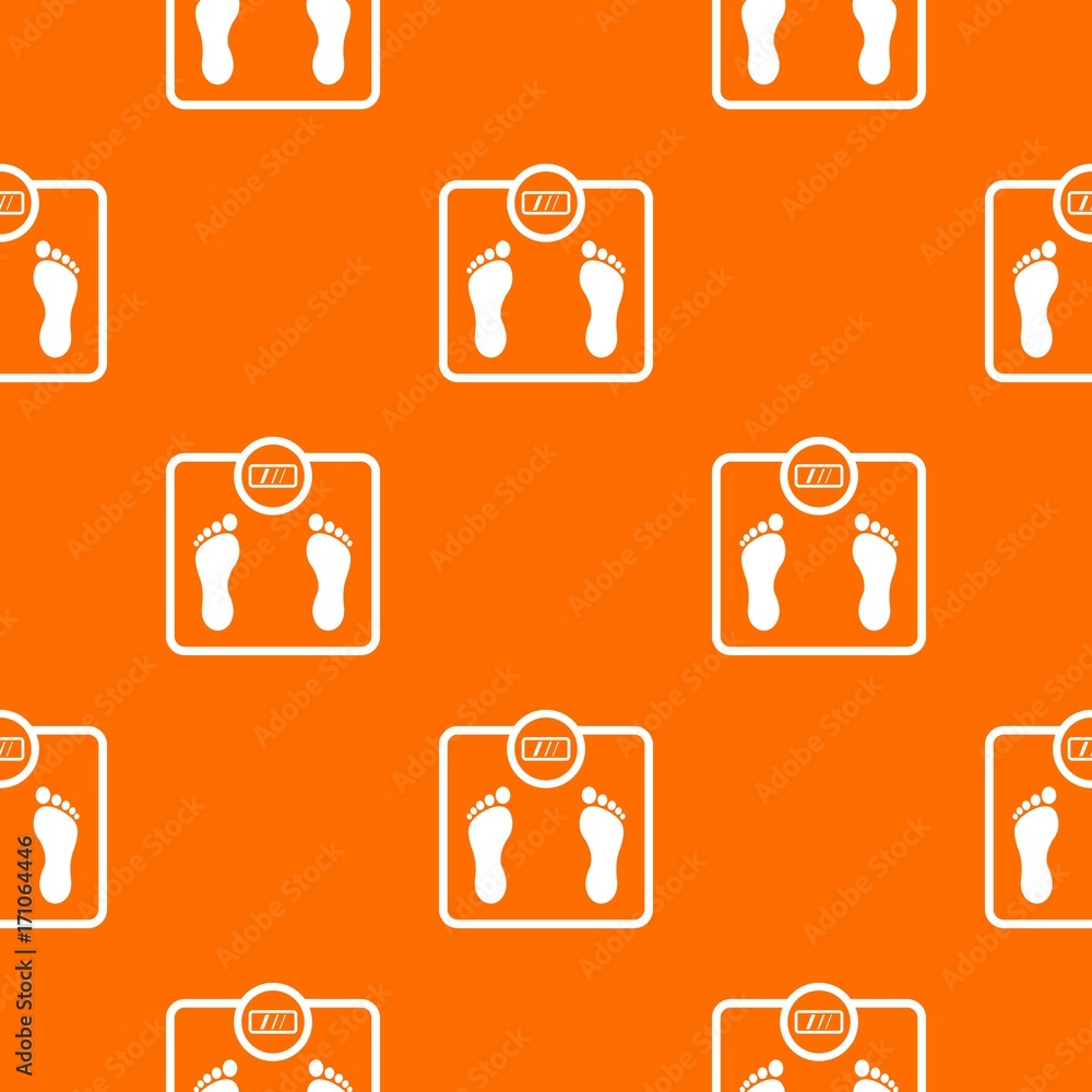 Poster floor scales pattern seamless