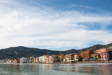 Tyrrhenian coast in a beautiful autumn day