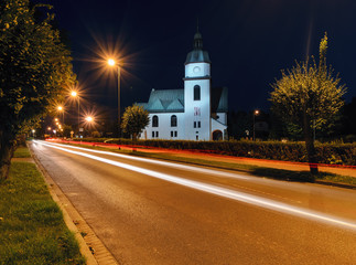Church in Zory in the evening. Poland, © velishchuk