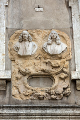 Palazzo della Ragione facade the former Town Hall, Verona, Italy, Veneto.