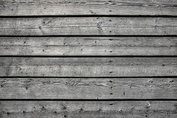 Old gray Wooden board horizontal texture background