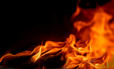 Fire flames background