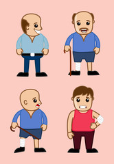 Cartoon Man Characters