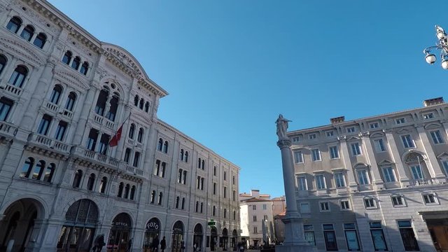 Trieste, Piazza dell'Unit&agrave; d'Italia e Palazzo del comune