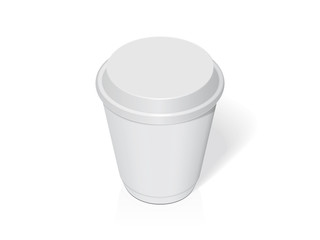 Plastic cup for your design and logo