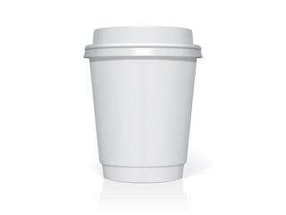 Plastic cup for your design and logo.