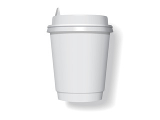 Plastic cup for your design and logo.