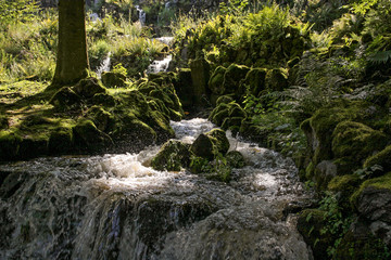 flowing water