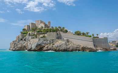 Paisaje marino de Peñíscola. Castellón. España.