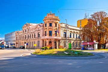 Naklejka premium Town of Virovitica street view
