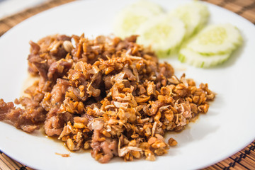 Fried Pork with Garlic Pepper