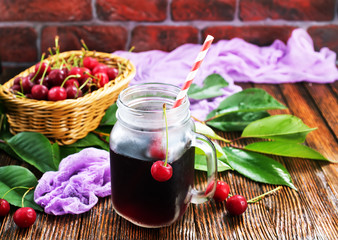 cherry and juice