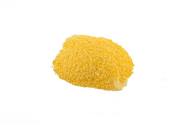 Pile of Corn Cuscus. Brazilian Corn Flour