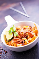 spaghetty with shrimps