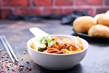 spaghetty with shrimps